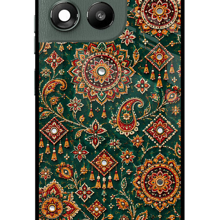 Green Pataka Moto G67 Power 5G Glass Case