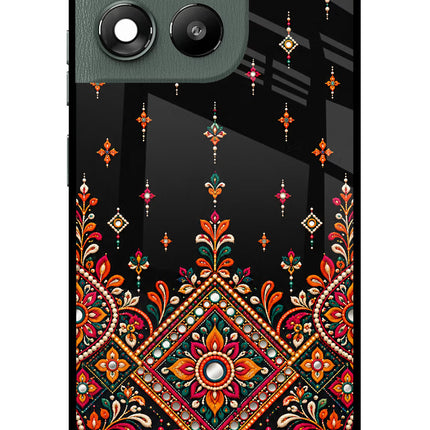 Noir Mehfil Moto G67 Power 5G Glass Case