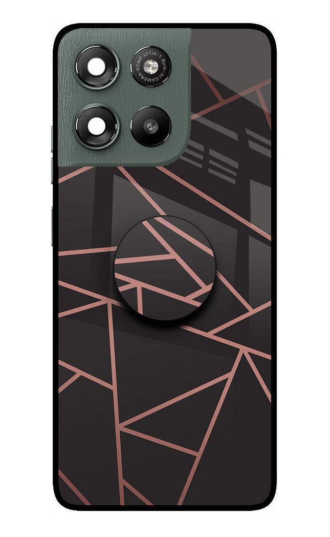 Geometric Pattern Moto G67 Power 5G Pop Case by Casekaro