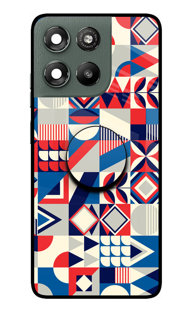 Colorful Pattern Moto G67 Power 5G Pop Case by Casekaro