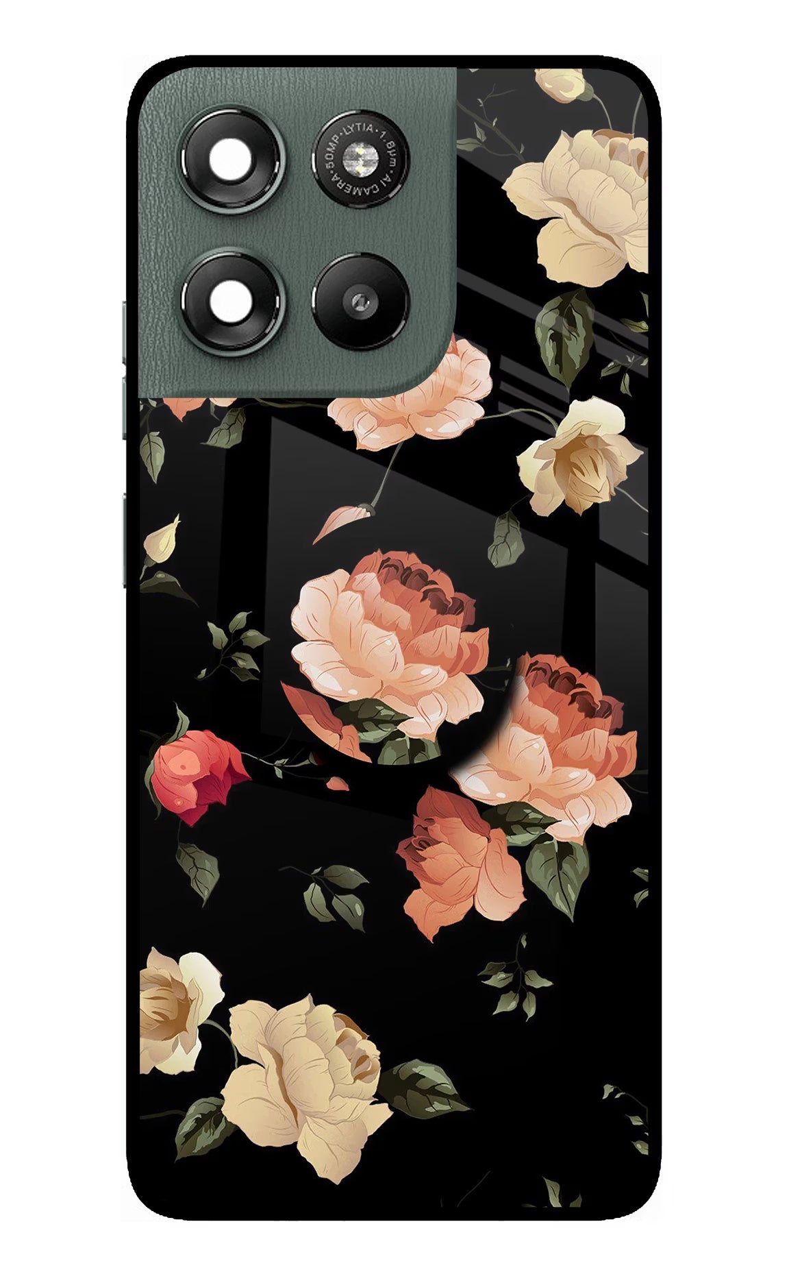 Flowers Moto G67 Power 5G Pop Case by Casekaro