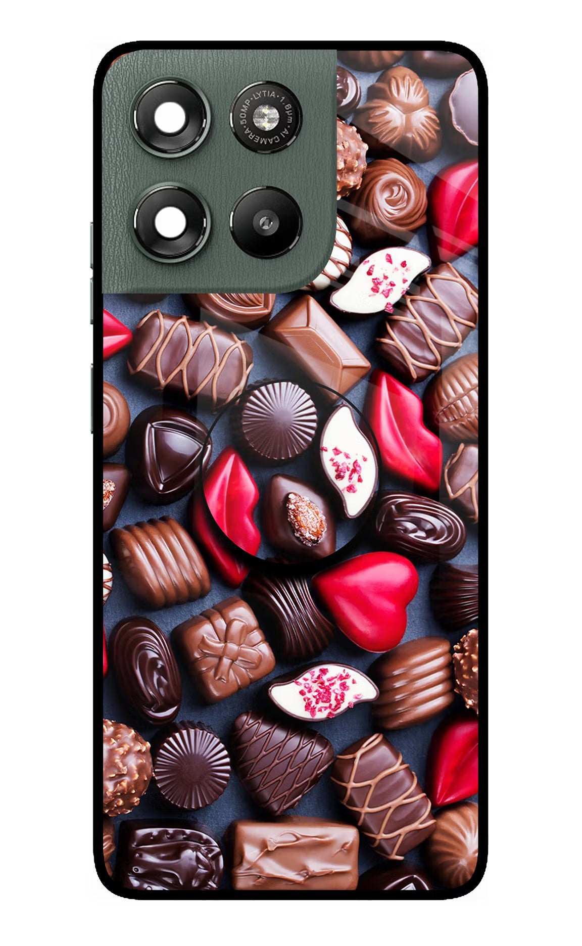 Chocolates Moto G67 Power 5G Pop Case by Casekaro