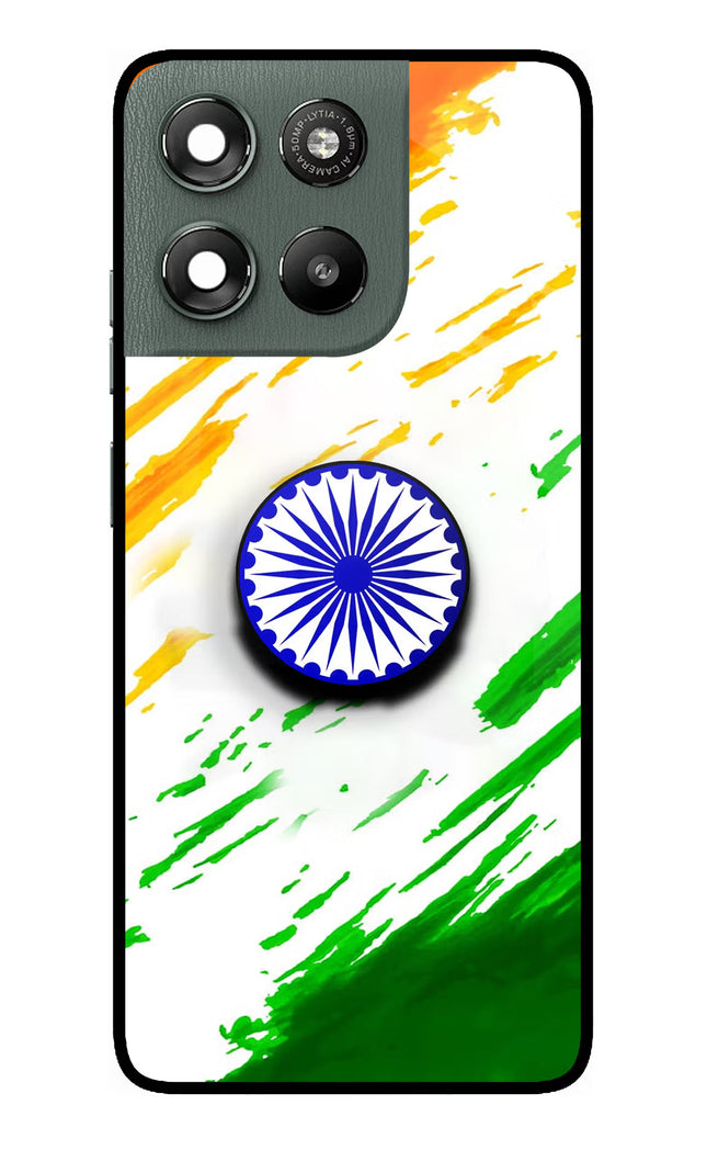 Indian Flag Ashoka Chakra Moto G67 Power 5G Pop Case by Casekaro