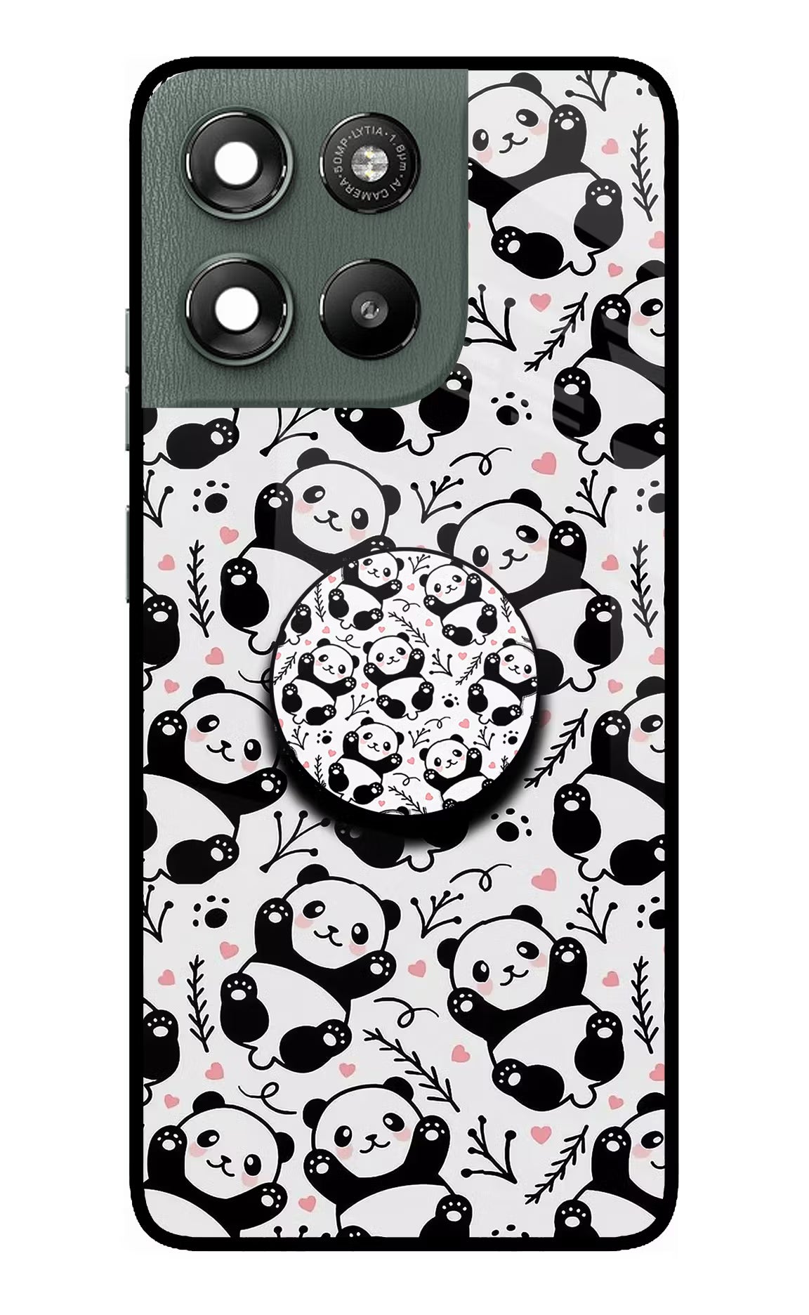 Cute Panda Moto G67 Power 5G Pop Case by Casekaro