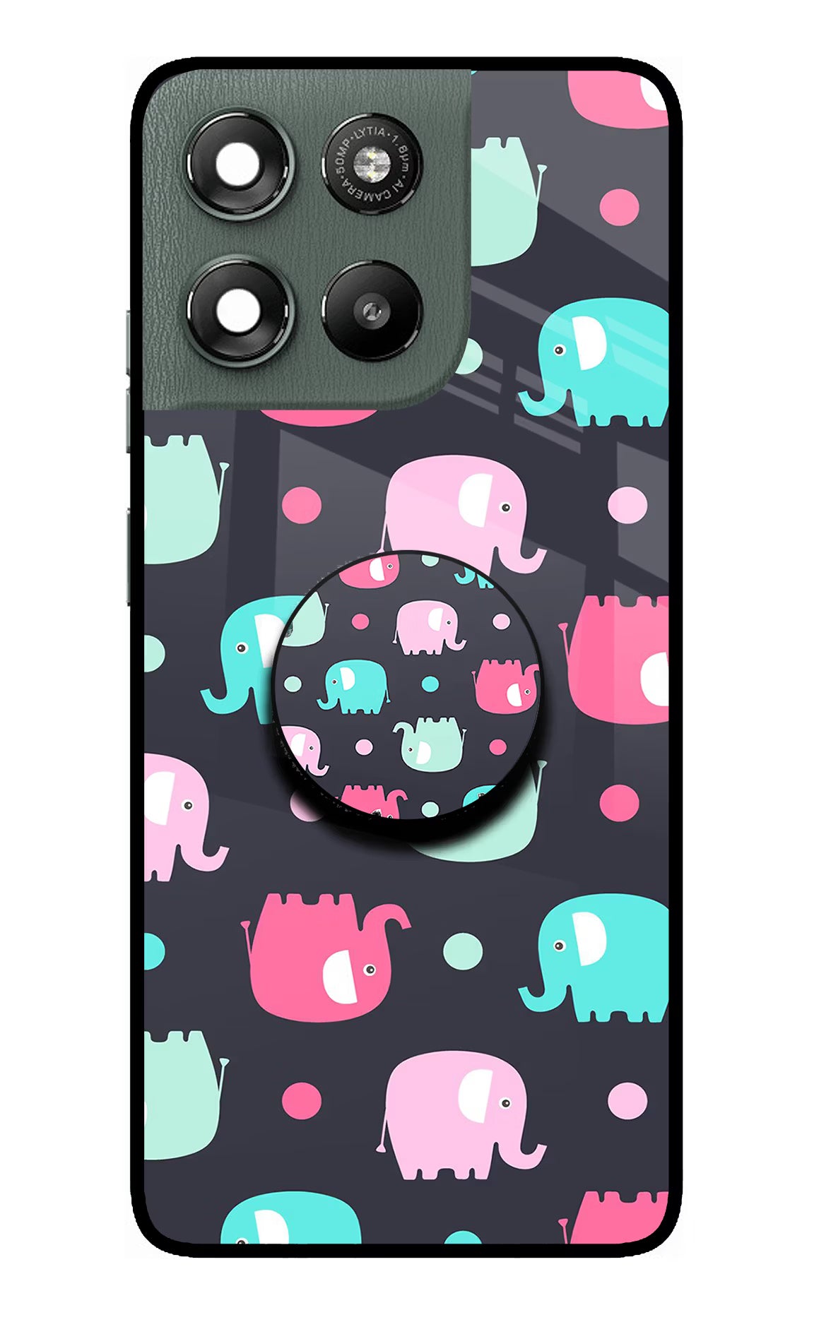 Baby Elephants Moto G67 Power 5G Pop Case by Casekaro