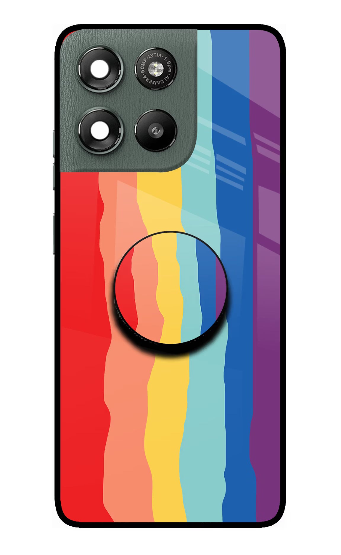 Rainbow Moto G67 Power 5G Pop Case by Casekaro