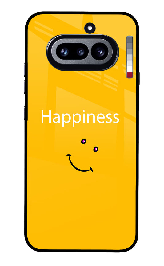 Happiness With Smiley Nothing Phone 4a Glass Case