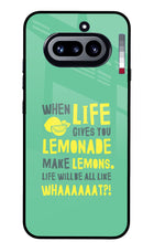 Quote Nothing Phone 4a Glass Case