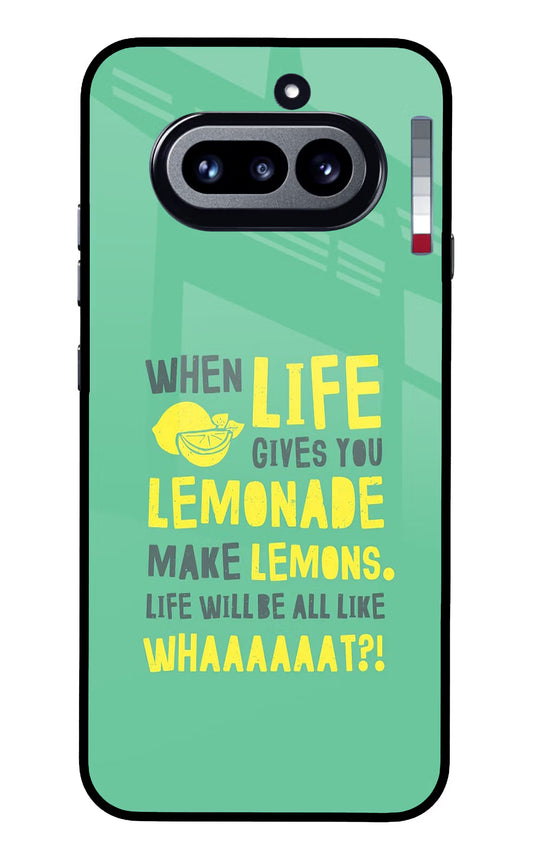 Quote Nothing Phone 4a Glass Case