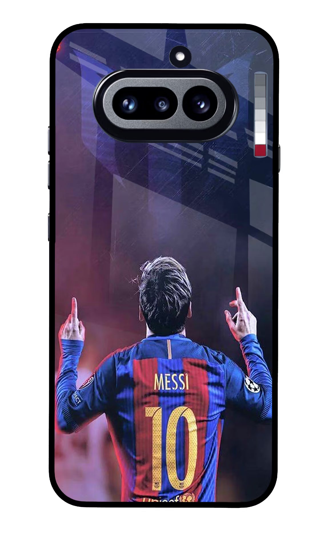 Messi Nothing Phone 4a Glass Case Back Cover by Casekaro