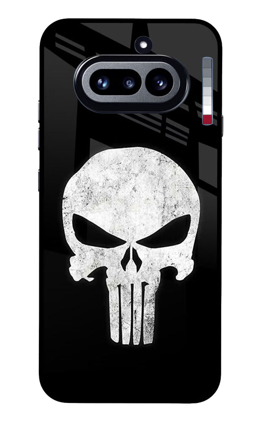 Punisher Skull Nothing Phone 4a Glass Case