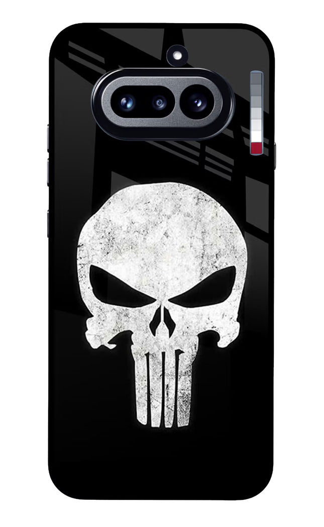 Punisher Skull Nothing Phone 4a Glass Case