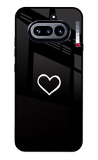 Heart Nothing Phone 4a Glass Case