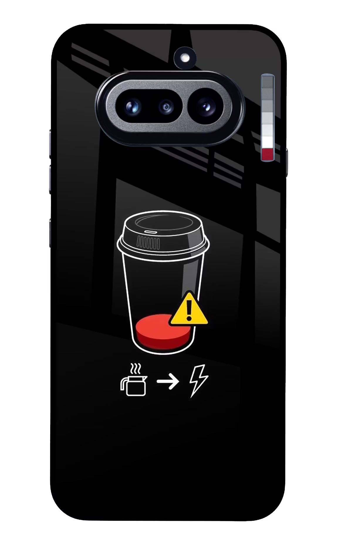 Coffee Nothing Phone 4a Glass Case Back Cover by Casekaro