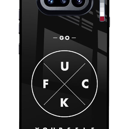 Go Fuck Yourself Nothing Phone 4a Glass Case