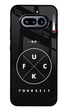 Go Fuck Yourself Nothing Phone 4a Glass Case