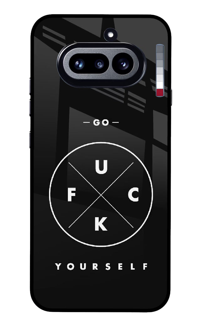 Go Fuck Yourself Nothing Phone 4a Glass Case