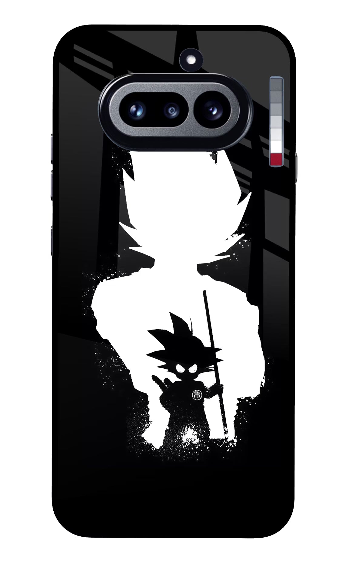 Goku Shadow Nothing Phone 4a Glass Case Back Cover by Casekaro