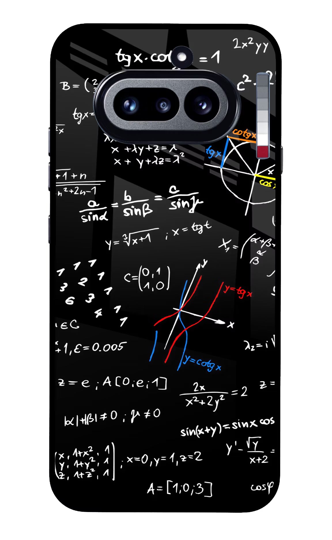 Mathematics Formula Nothing Phone 4a Glass Case Back Cover by Casekaro