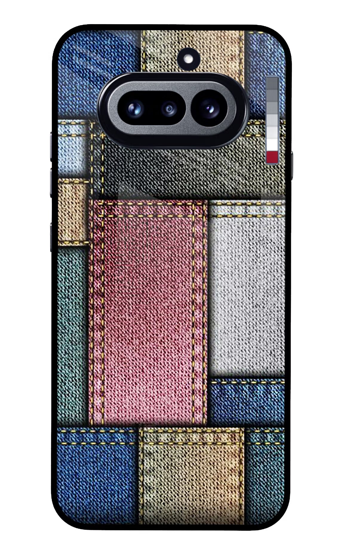 Multicolor Jeans Nothing Phone 4a Glass Case Back Cover by Casekaro