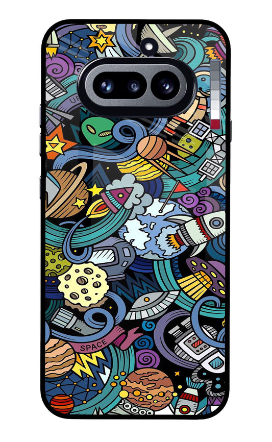 Space Abstract Nothing Phone 4a Glass Case