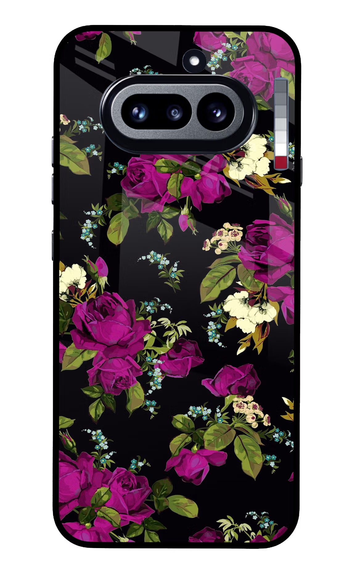 Flowers Nothing Phone 4a Glass Case