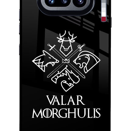 Valar Morghulis | Game Of Thrones Nothing Phone 4a Glass Case Back Cover by Casekaro