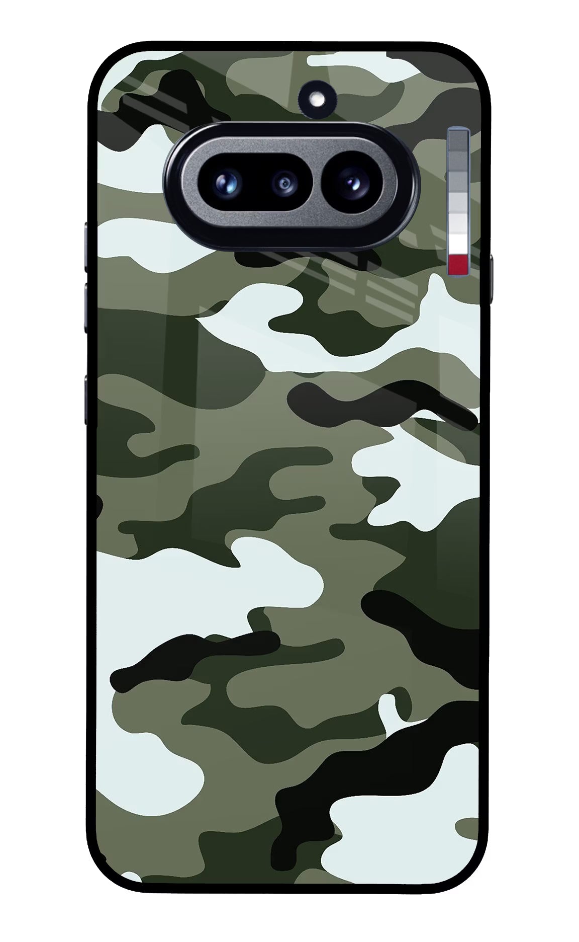 Camouflage Nothing Phone 4a Glass Case