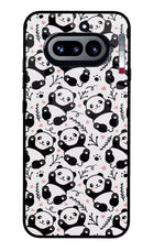 Cute Panda Nothing Phone 4a Glass Case