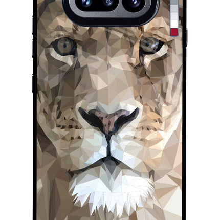 Lion Art Nothing Phone 4a Glass Case