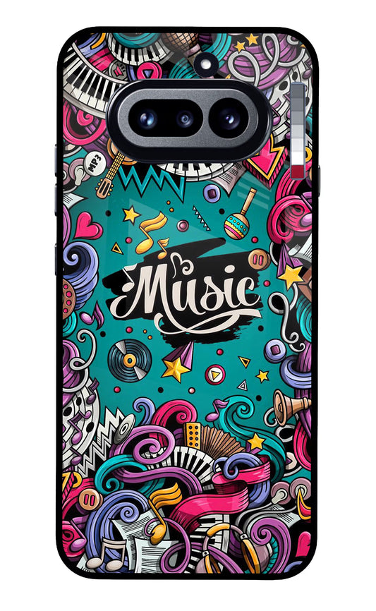 Music Graffiti Nothing Phone 4a Glass Case