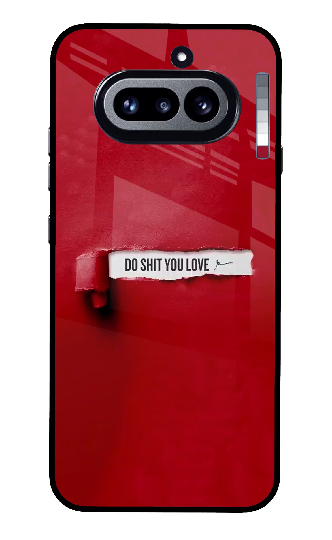 Do Shit You Love Nothing Phone 4a Glass Case Back Cover by Casekaro