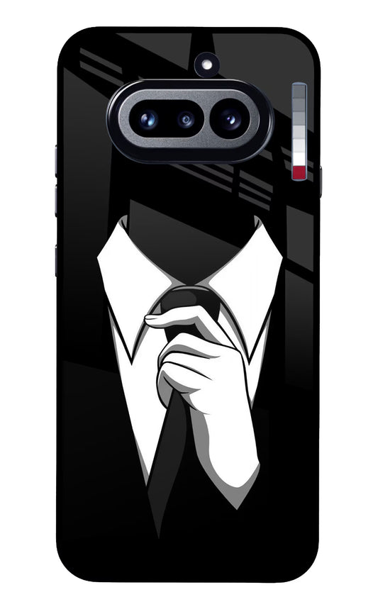 Black Tie Nothing Phone 4a Glass Case
