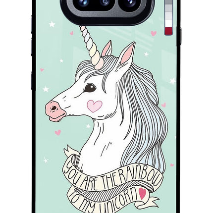 Unicorn Wallpaper Nothing Phone 4a Glass Case Back Cover by Casekaro