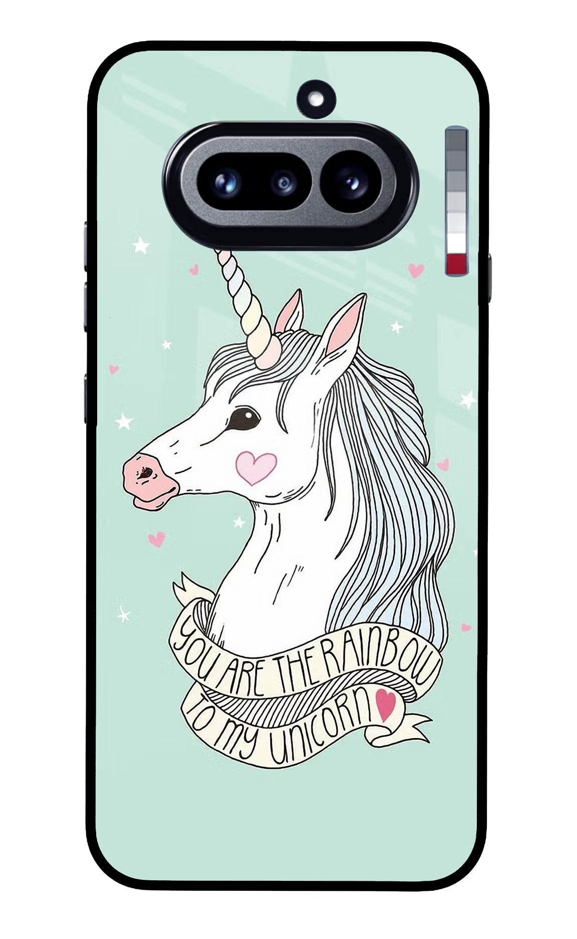 Unicorn Wallpaper Nothing Phone 4a Glass Case Back Cover by Casekaro
