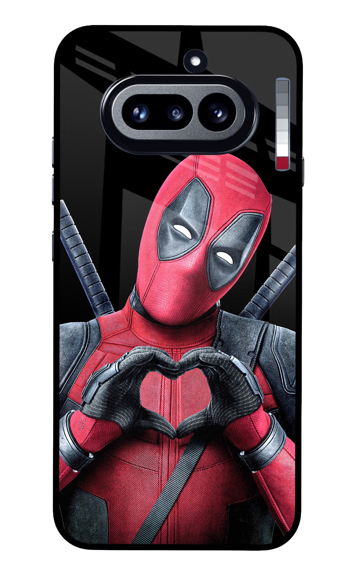 Deadpool Nothing Phone 4a Glass Case Back Cover by Casekaro