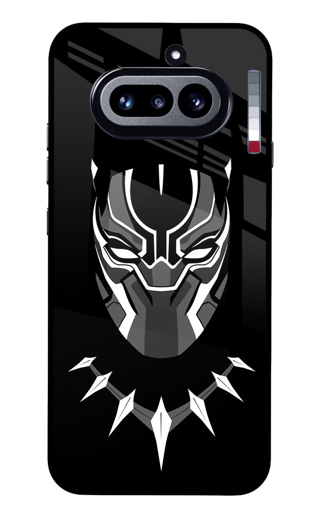 Black Panther Nothing Phone 4a Glass Case