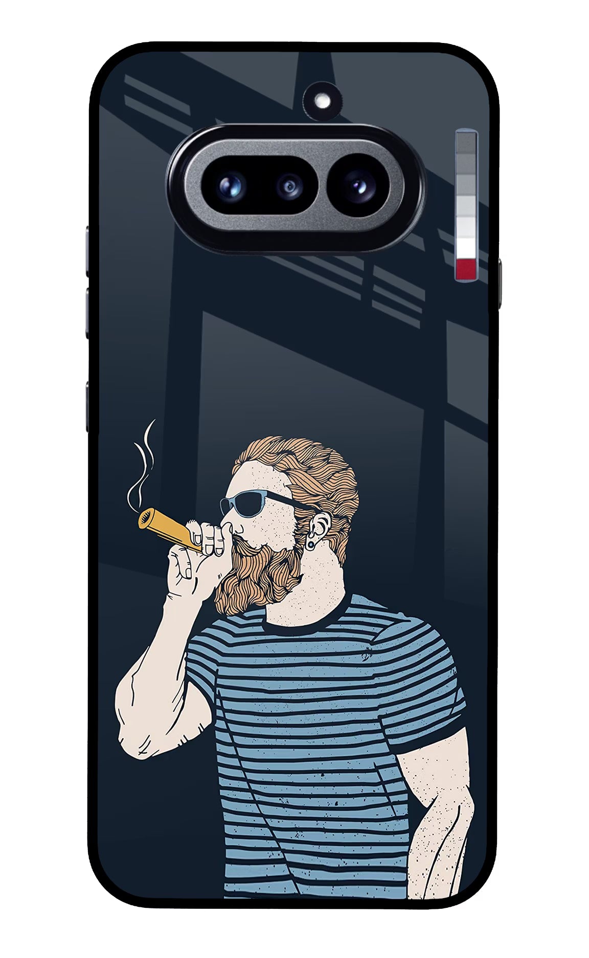 Smoking Nothing Phone 4a Glass Case