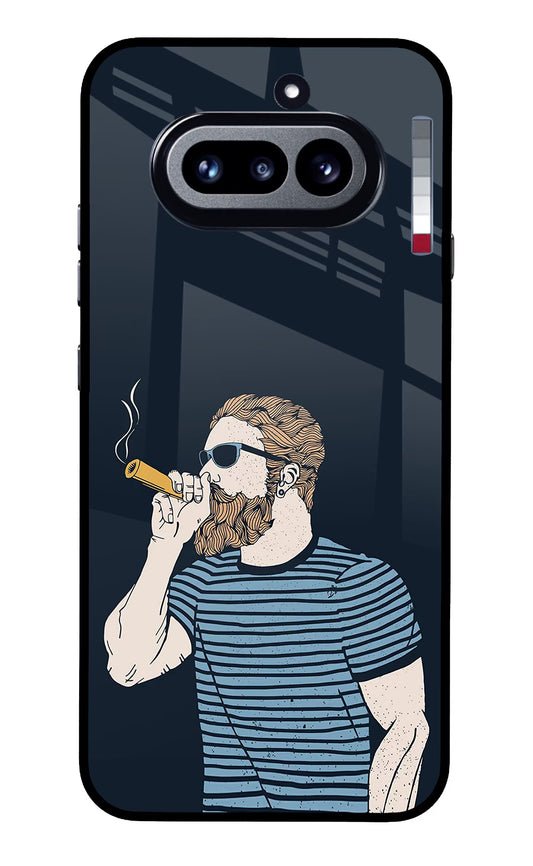 Smoking Nothing Phone 4a Glass Case