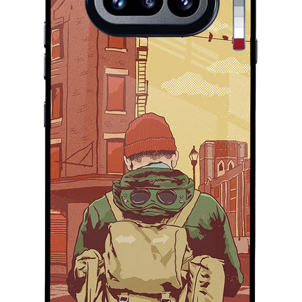 Adventurous Nothing Phone 4a Glass Case Back Cover by Casekaro