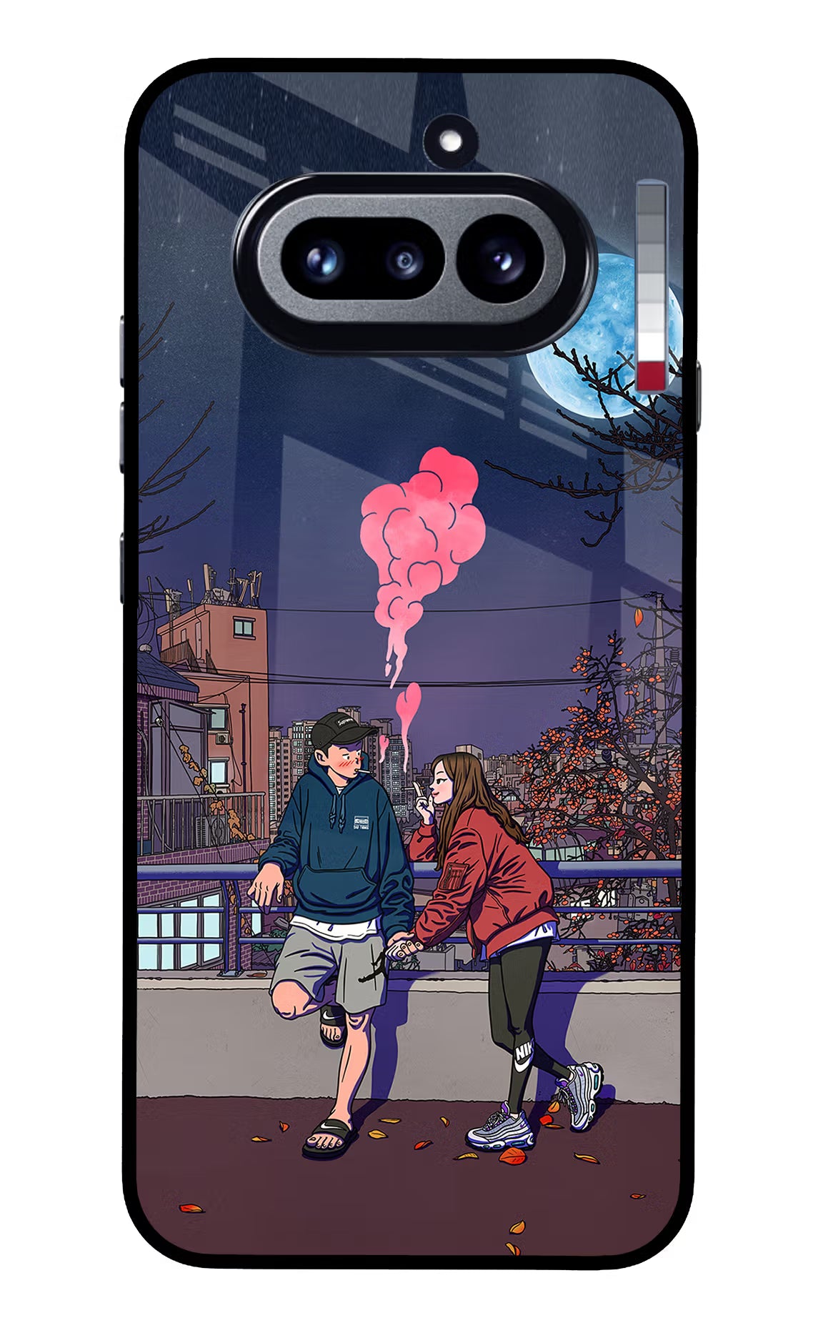 Chilling Couple Nothing Phone 4a Glass Case
