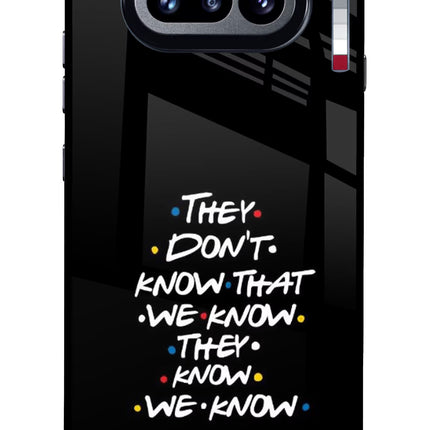 FRIENDS Dialogue Nothing Phone 4a Glass Case