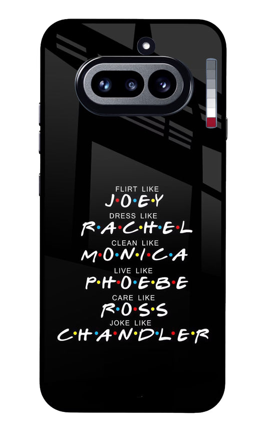 FRIENDS Character Nothing Phone 4a Glass Case