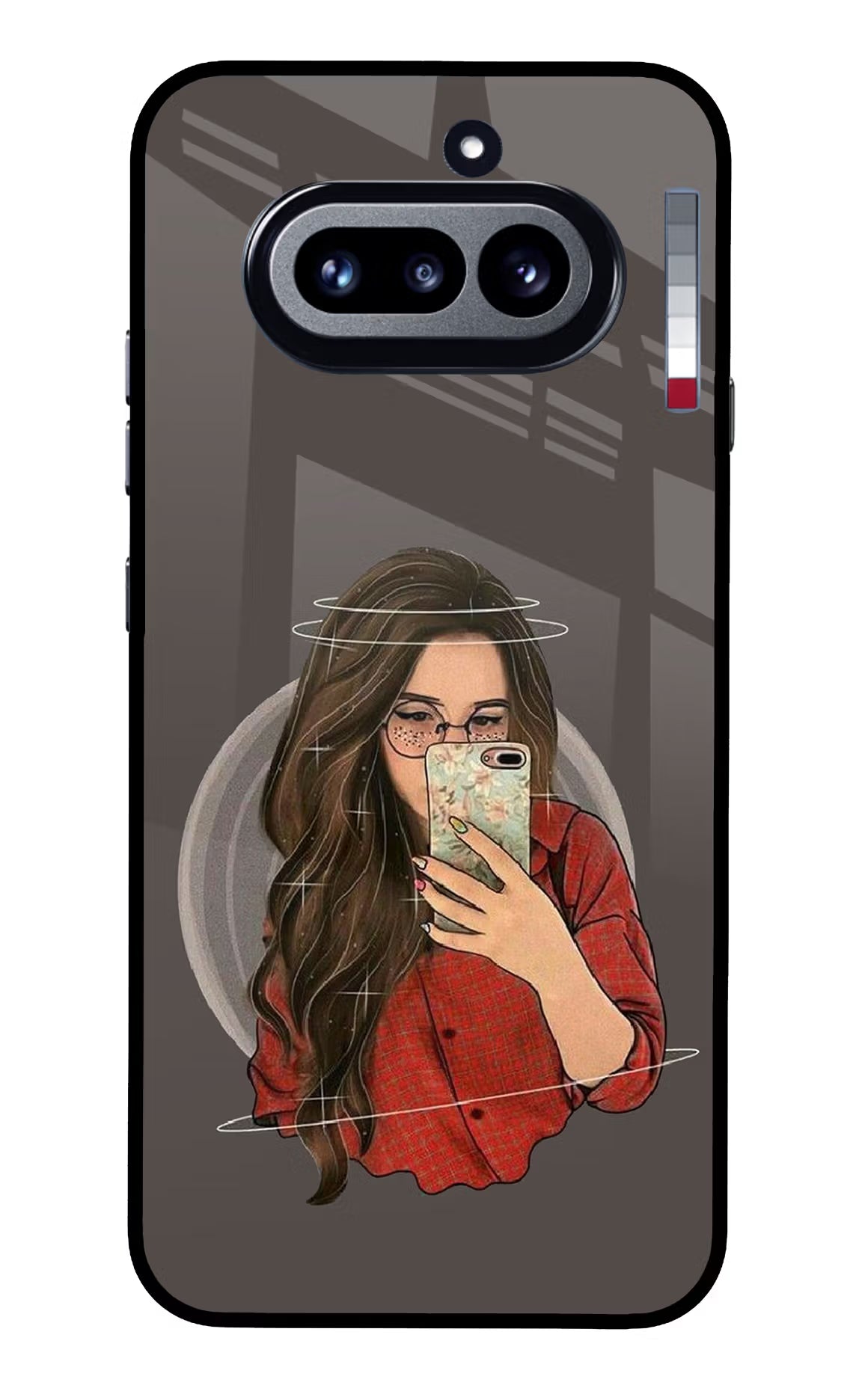 Selfie Queen Nothing Phone 4a Glass Case
