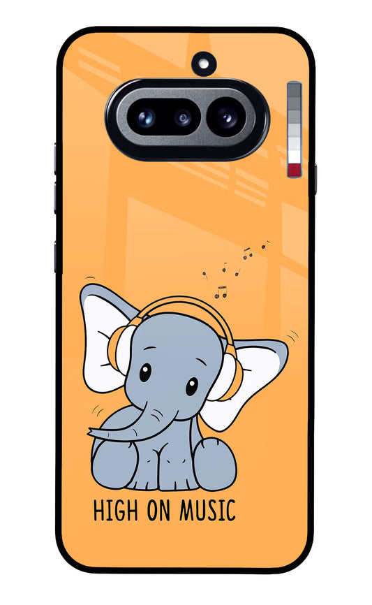 High On Music Nothing Phone 4a Glass Case