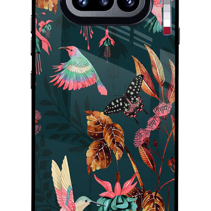 Birds Nothing Phone 4a Glass Case Back Cover by Casekaro
