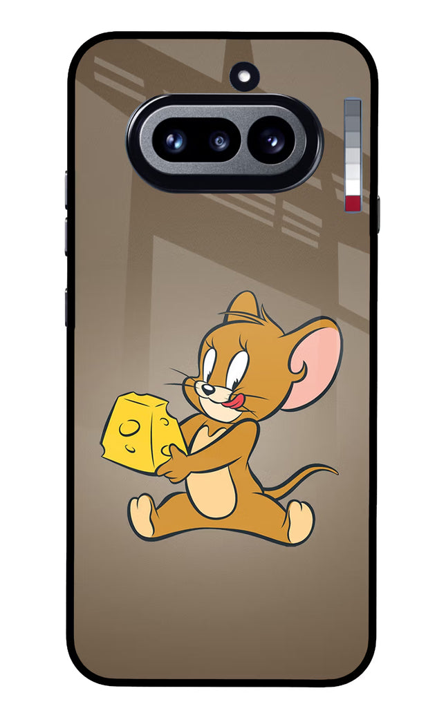 Jerry Nothing Phone 4a Glass Case Back Cover by Casekaro
