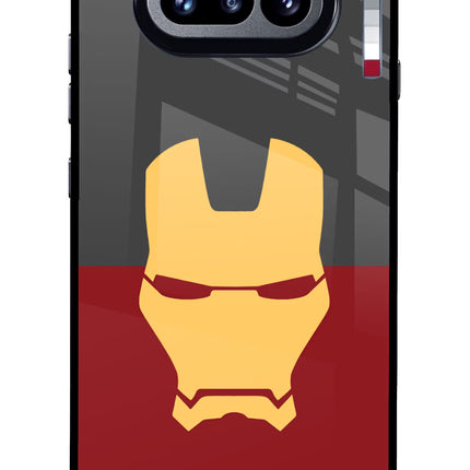 Ironman Nothing Phone 4a Glass Case Back Cover by Casekaro
