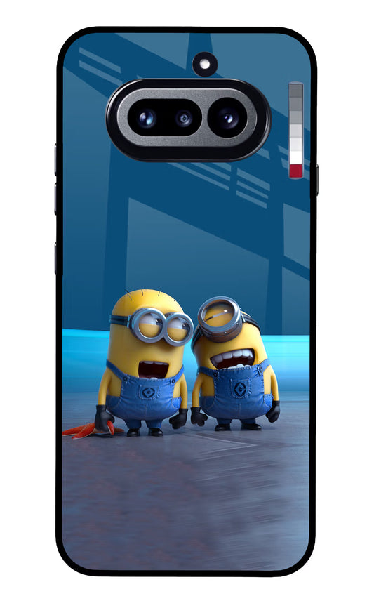 Minion Laughing Nothing Phone 4a Glass Case