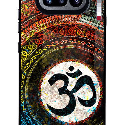 Om Cultural Nothing Phone 4a Glass Case Back Cover by Casekaro